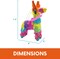 4E's Novelty 6 Pack Mini Pinatas - Mexican Pinata Decor, Donkey Pinata for Fiesta & Parties